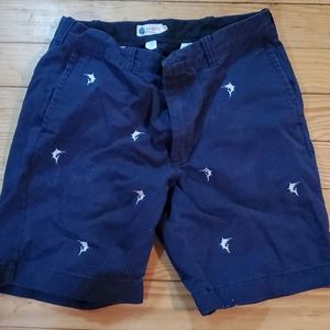 Dark blue cargo shorts 32